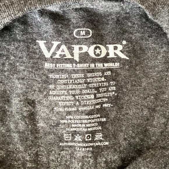 Altard State Vapor T-Shirt Size M Men's Gray Short Sleeve Graphic Top - Picture 5 of 5
